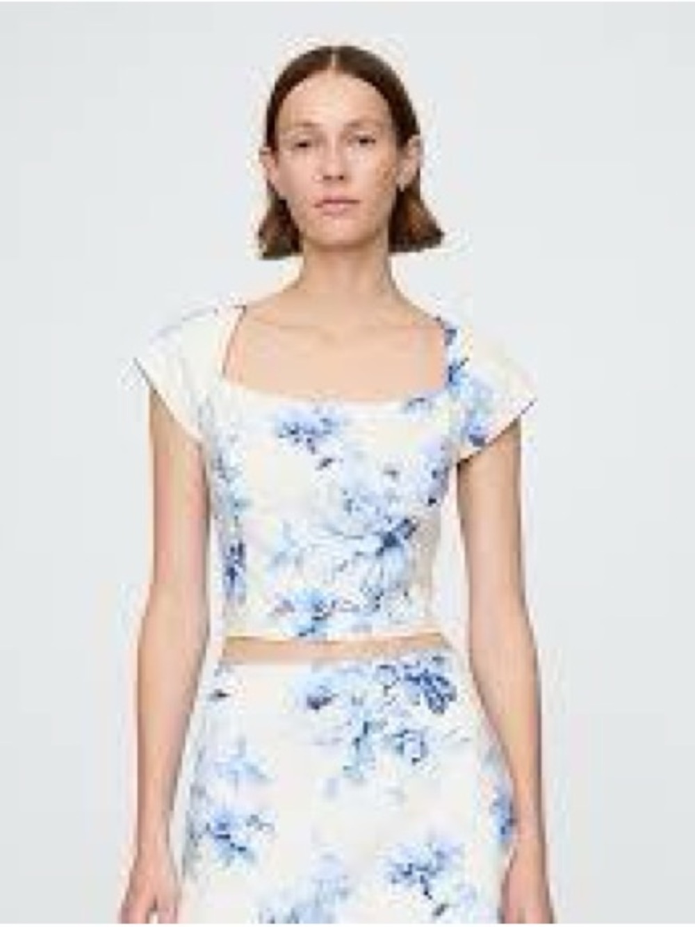 GAP Linen Blend Skort Top Set XS/S